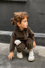 Raw corduroy jumpsuit