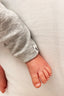 Ribbed cotton Breeze leggings - light grey