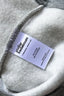 Sweat Fluffy oversize en coton - gris chiné