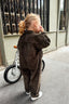 Raw corduroy jumpsuit