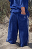 Pantalon Wave en éponge - bleu cobalt