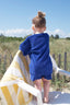 T-shirt Sunset en éponge - Bleu cobalt