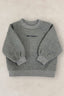 Sweat Fluffy gris chiné - Atelier Badaboum