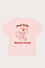 T-shirt Summer club manches courtes - Rose pâle